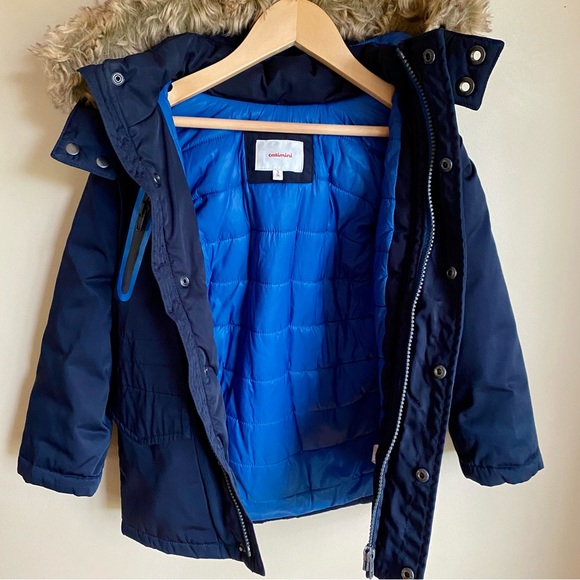 Catimini 3T Toddler Winter Parka with Removable Faux-Fur Trim - Picture 4 of 10